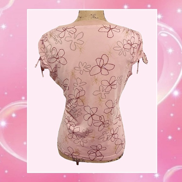Vintage Y2k Flower Top - Picture 2 of 2